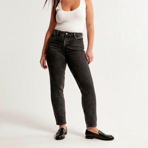 Abercrombie Curve Love High Rise Mom Jeans